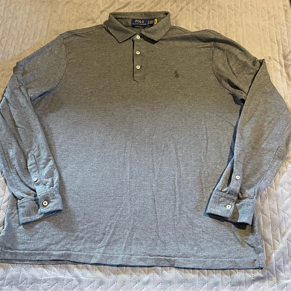 Polo Ralph Lauren l/s polo shirt mens size XL EUC
